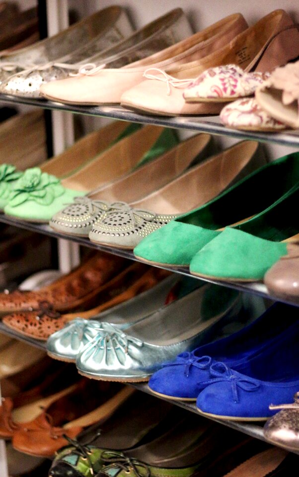 Ballerinas shoe shelf women