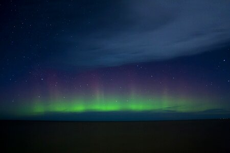 Aurora green astronomy photo