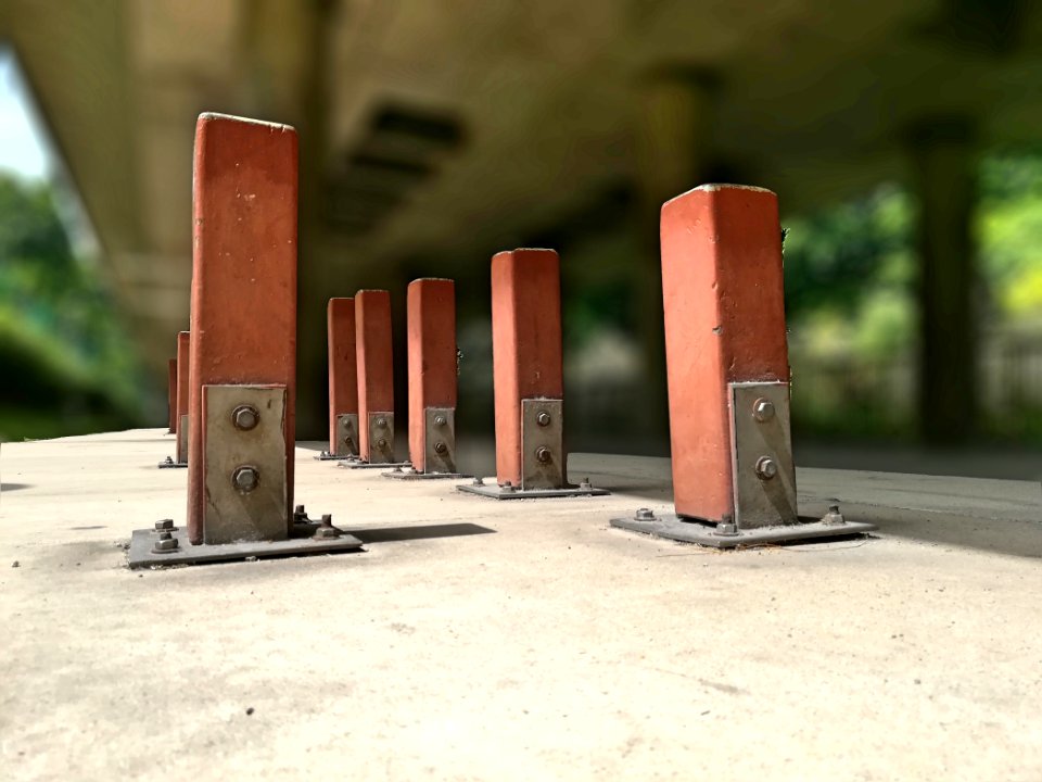 another perspective view of log steppers