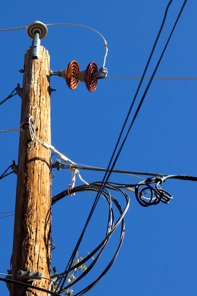 Utility Pole Pileup