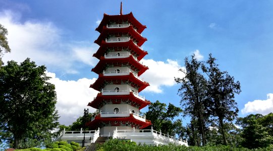 7-storey pagoda @ chinese garden photo