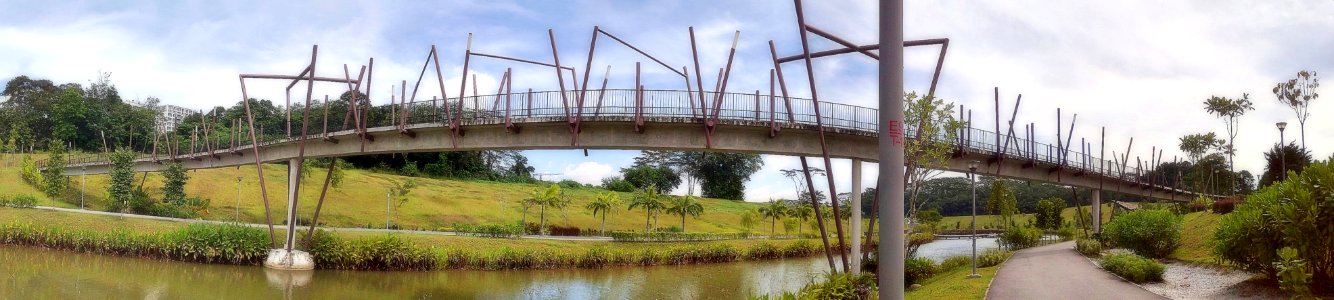 kelong bridge @ punggol waterway park photo