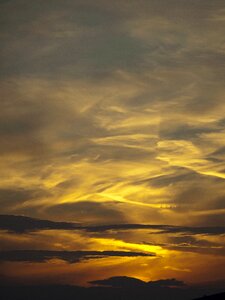 Sunset clouds dusk