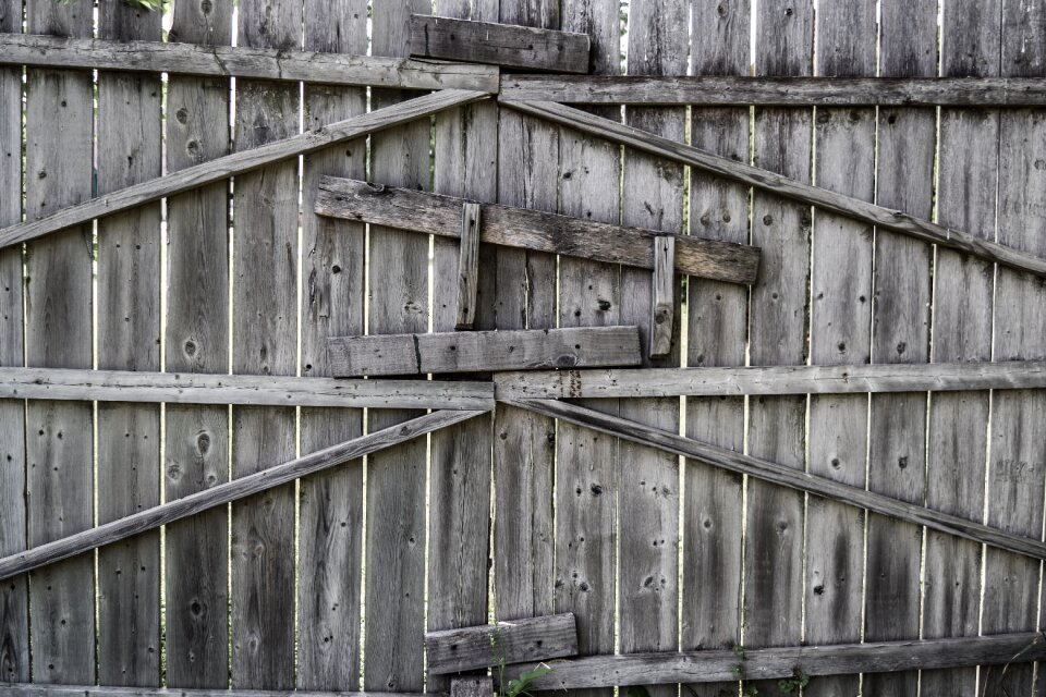 Weathered rural outdoor
