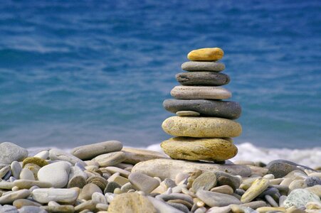 Water pebble stones