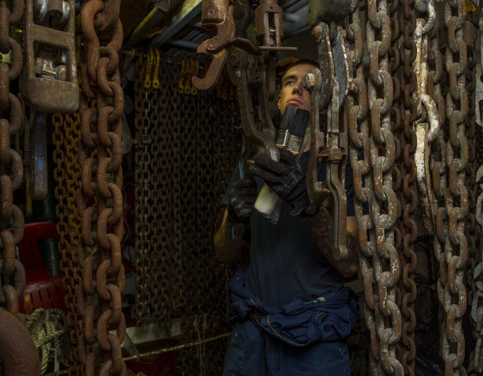Sailor ship inspection