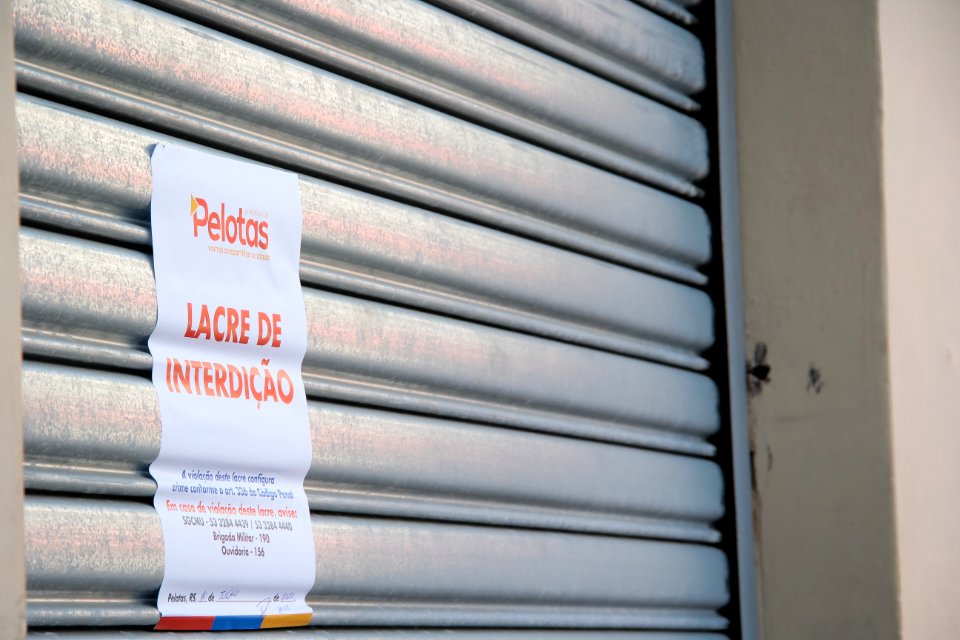 10.07.2020 – Fiscalização do Comercio de Pelotas Foto: Rodrigo Chagas