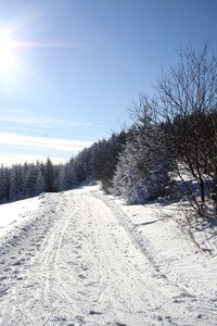 Pustevny frost mountains photo