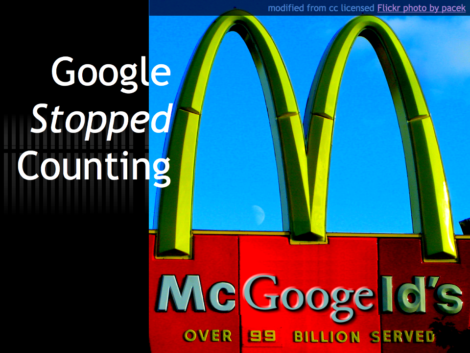 Google Stopped Counting