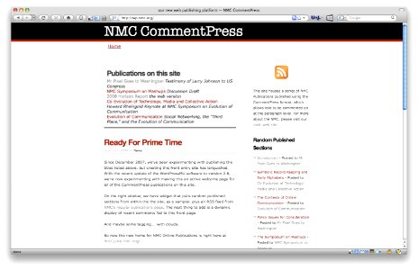 NMC CommentPress