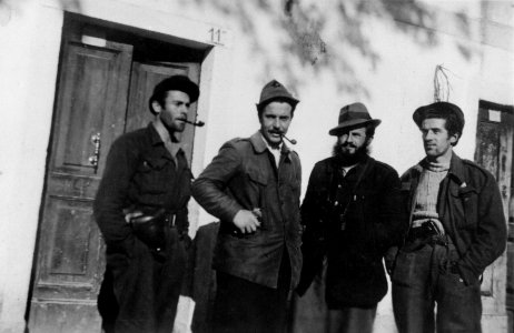 i partigiani "Folco", “Giulio”, “Ivan”e “Bull” - maggio 1945 photo