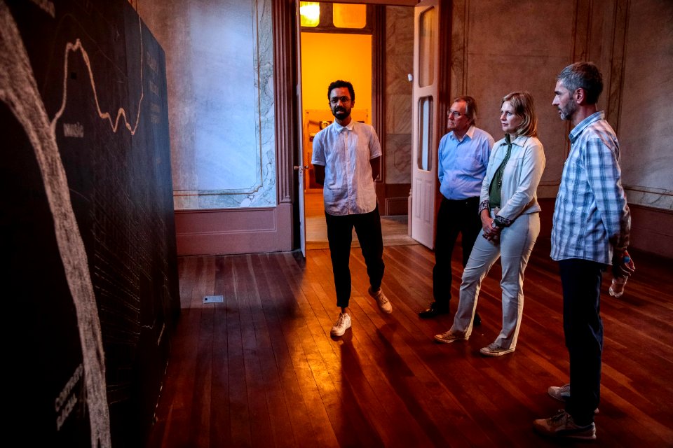 02.04.2018 Visita mediada com o artista Jaime Lauriano - Fotos Gustavo Mansur