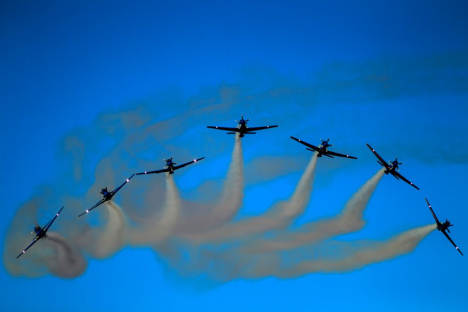 18.04.2018 - Apresentação da Esquadrilha da Fumaça em comemoração aos 100 anos do 9ª Batalhão de Infantaria Motorizada em Pelotas e pela passagem do Dia do Exército - Foto: Gustavo Vara