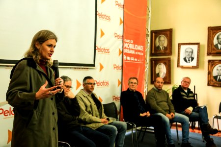 18.07.2018 - Prefeita Paula Mascarenhas durante o 3º Seminário Temático “Mobilidade Regional - Atualidade e Perspectivas  que compõem a construção do Plano de Mobilidade de Pelotas - Foto: Gustavo Vara
