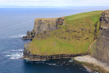 Moher sea cliff photo