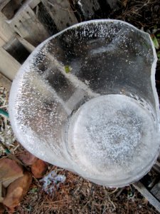 Bucket Ice Art