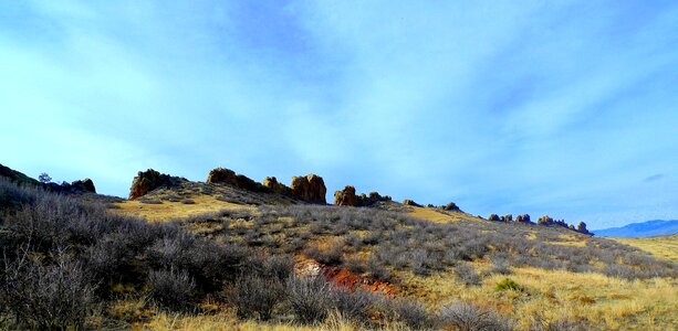 Landscape hike colorado mountains photo