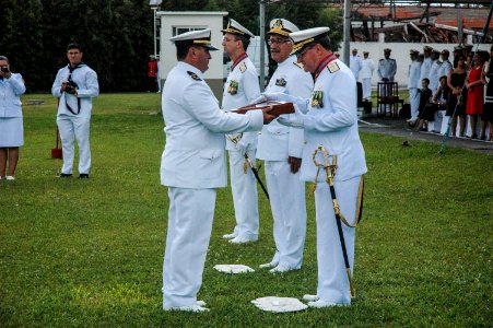 11.12.2017 - Vice-prefeito Idemar Barz na cerimônia de transmissão de Cargo de Comandante do 5º Distrito Naval