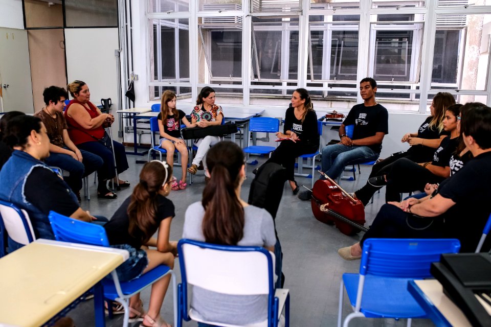 25.04.2018 Entrevista com integrantes da orquestra minicipal - Fotos Gustavo Mansur