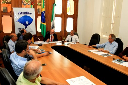19.02.2018 - Vice prefeito Idemar Barz participa da Assembléia Geral Ordinária de eleição e posse da nova diretoria da Azonasul, em Rio Grande/RS - Foto: Gustavo Vara