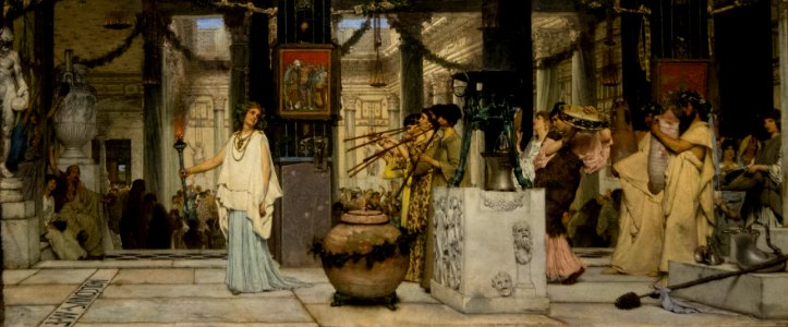 Lawrence Alma-Tadema - The vintage Festival (1871)