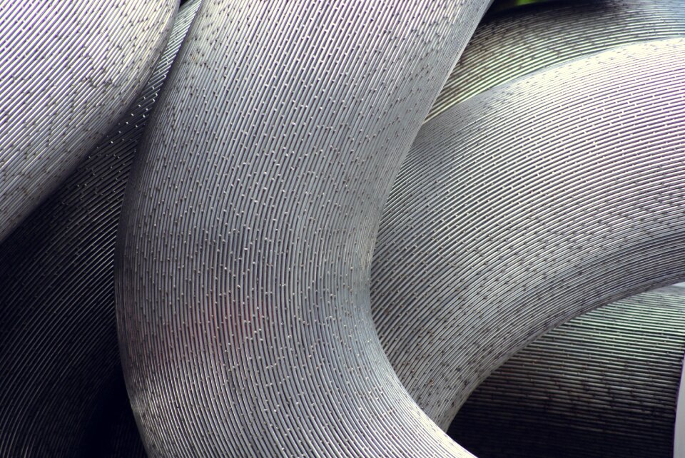 Abstract intriguing metal