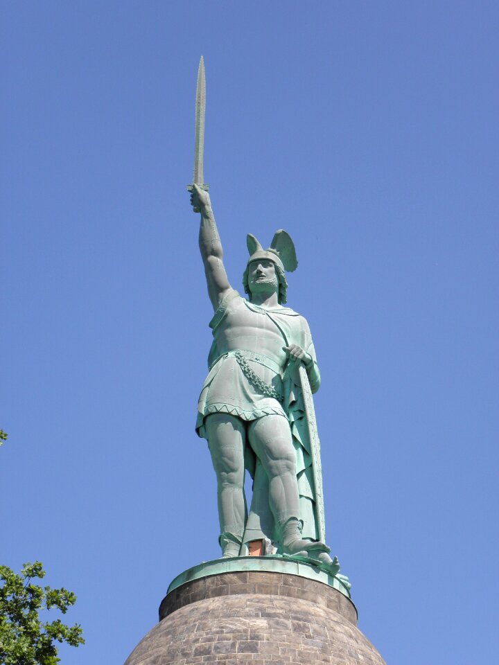 The hermannsdenkmal statue germany