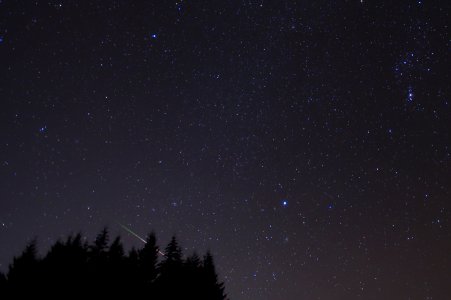 Meteor streak