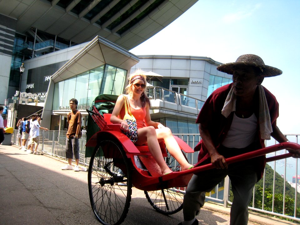 Photo With a Rickshaw Man