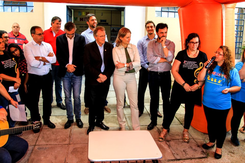 02.04.2018 - Prefeita Paula Mascarenhas e o vice Idemar Barz durante inauguração do novo Centro de Autismo Dr. Danilo Rolim de Moura - Foto: Gustavo Vara