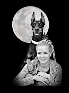 Friendship woman animal