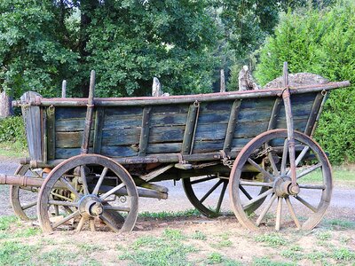 Old coach wagon photo