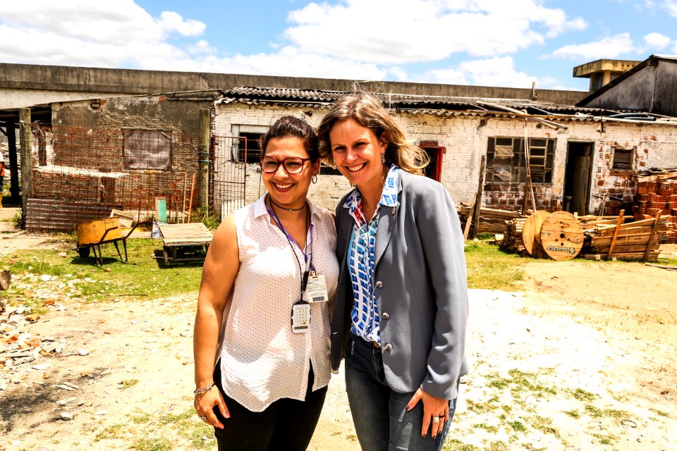 11.12.2017 - Prefeita Paula Mascarenhas em visita e almoço no Presídio Regional de Pelotas