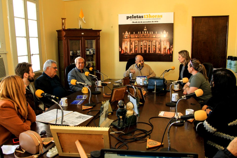 16.05.2018 - Prefeita Paula Mascarenhas no 13Horas, o reconhecimento da cultura doceira e do conjunto arquitetônico de Pelotas pelo @iphan dominou as conversas do programa - Foto: Gustavo Vara