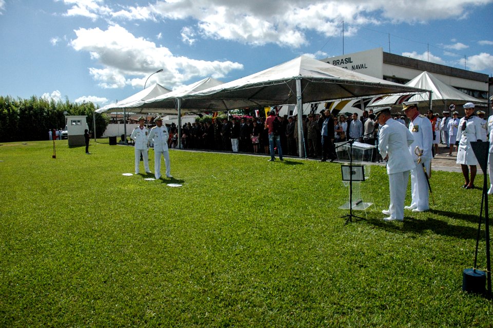 11.12.2017 - Vice-prefeito Idemar Barz na cerimônia de transmissão de Cargo de Comandante do 5º Distrito Naval
