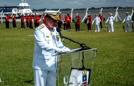 11.12.2017 - Vice-prefeito Idemar Barz na cerimônia de transmissão de Cargo de Comandante do 5º Distrito Naval