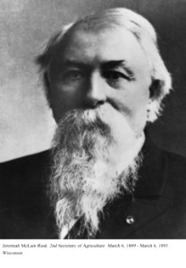 Jeremiah M. Rusk, 2nd Secretary of Agriculture, March 1889 - March 1893.
