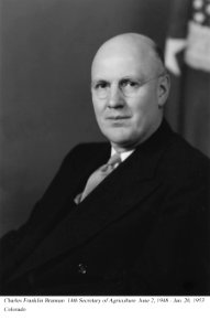 Charles F, Brennan, 14th Secretary of Agriculture, June 1948 - January 1953.