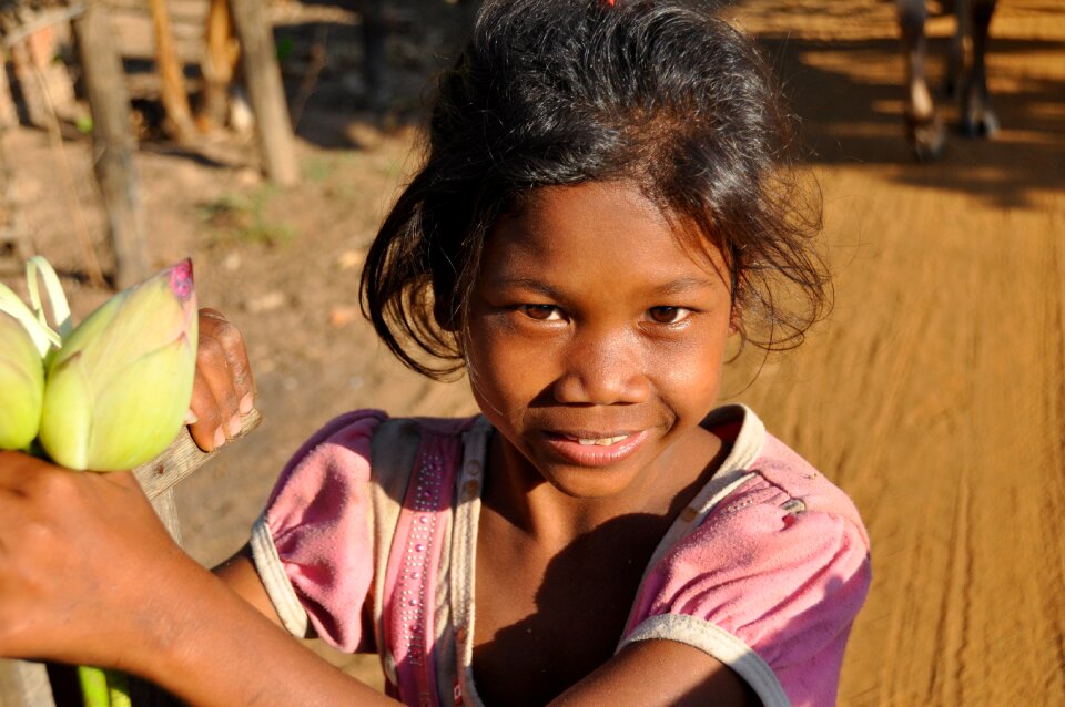 Child girl kambotscha