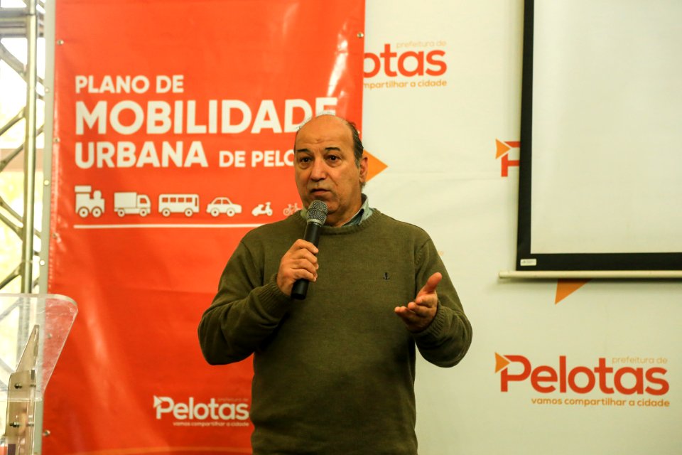 18.07.2018 - Prefeita Paula Mascarenhas durante o 3º Seminário Temático “Mobilidade Regional - Atualidade e Perspectivas  que compõem a construção do Plano de Mobilidade de Pelotas - Foto: Gustavo Vara