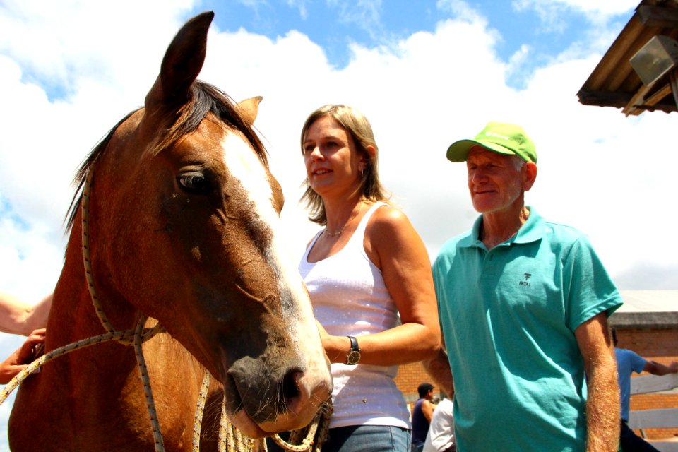 01.03.2018 - Gab Prefeita - Entrega de cavalos e visita as novas instalações da hospedaria - Foto Marcel Avila