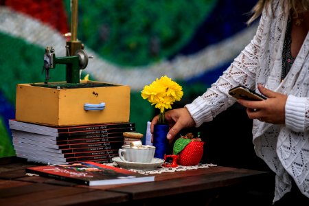 18.12.2017 - Prefeita Paula Mascarenhas no lançamento do Livro Relicário de afetos - Lu Gastal