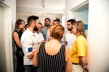 07.04.2018 - Prefeita Paula Mascarenhas, o vice Idemar Barz, acompanhados do ex prefeito de Pelotas Eduardo Leite e vereadores durante  inauguração da Rede Bem Cuidar na UBS Sanga Funda - Foto: Gustavo Vara