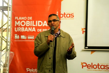 18.07.2018 - Prefeita Paula Mascarenhas durante o 3º Seminário Temático “Mobilidade Regional - Atualidade e Perspectivas  que compõem a construção do Plano de Mobilidade de Pelotas - Foto: Gustavo Vara