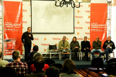 18.07.2018 - Prefeita Paula Mascarenhas durante o 3º Seminário Temático “Mobilidade Regional - Atualidade e Perspectivas  que compõem a construção do Plano de Mobilidade de Pelotas - Foto: Gustavo Vara