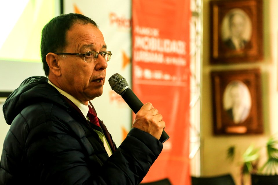 18.07.2018 - Prefeita Paula Mascarenhas durante o 3º Seminário Temático “Mobilidade Regional - Atualidade e Perspectivas  que compõem a construção do Plano de Mobilidade de Pelotas - Foto: Gustavo Vara