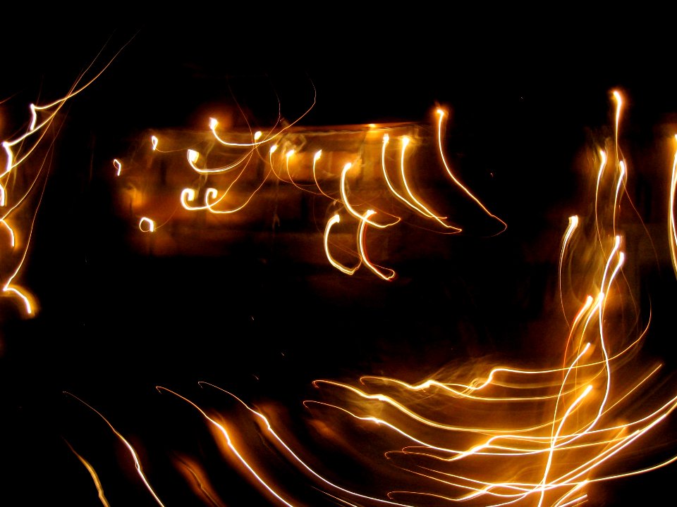 Lightpainting the Xmas Lights