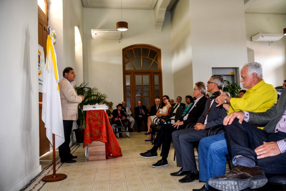 14.12.2017 - Vice-prefeito Idemar Barz na entrega de títulos sociais beneméritos do IHGPEL - Instituto Histórico Geográfico de Pelotas