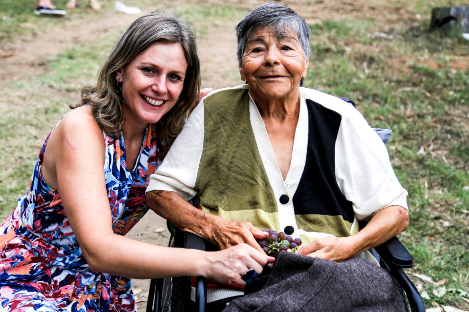 27.01.2018 - Prefeita Paula Mascarenhas durante abertura e Festa da Colheita da Uva, 8º Distrito, Colônia Santa Helena, propriedade de Dirceu Kurz - Foto: Gustavo Vara