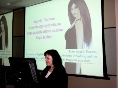 Angela Thomas and Her Avatar